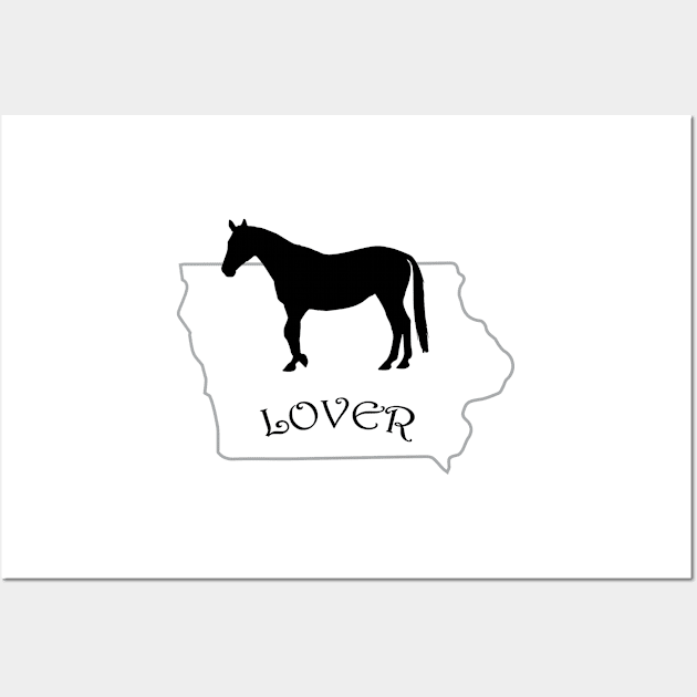 Iowa Horse Lover Gifts Wall Art by Prairie Ridge Designs